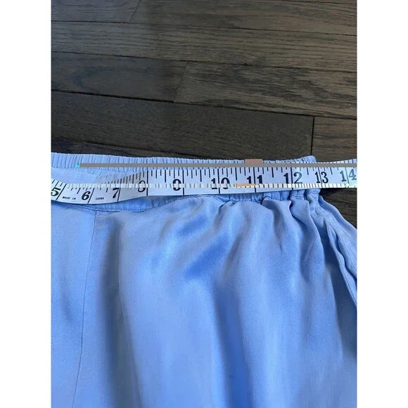 Lunya Washable Silk Pajama Lounging Pants Sz S Elastic Slit Leg Luxury - Picture 8 of 8